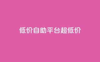 低价自助平台超低价,低价卡密货源网 - 抖音业务平台便宜 - dy24小时自动下单平台