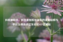 抖音刷粉丝，抖音虚假粉丝背后的流量陷阱与平台治理挑战亿乐社区SUP货源站