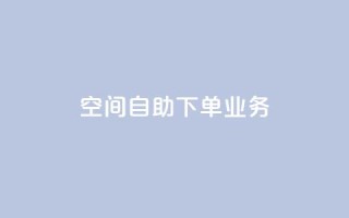 空间自助下单业务,ks免费业务平台软件 - 快手在线下单平台全网最低价 - dy点赞充值秒到