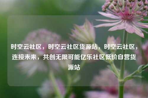 时空云社区，时空云社区货源站，时空云社区	，连接未来，共创无限可能亿乐社区低价自营货源站  第1张